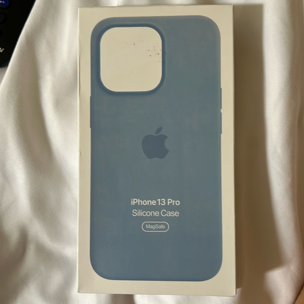 iPhone 13 Pro Blue Fog Apple Case with MagSafe
